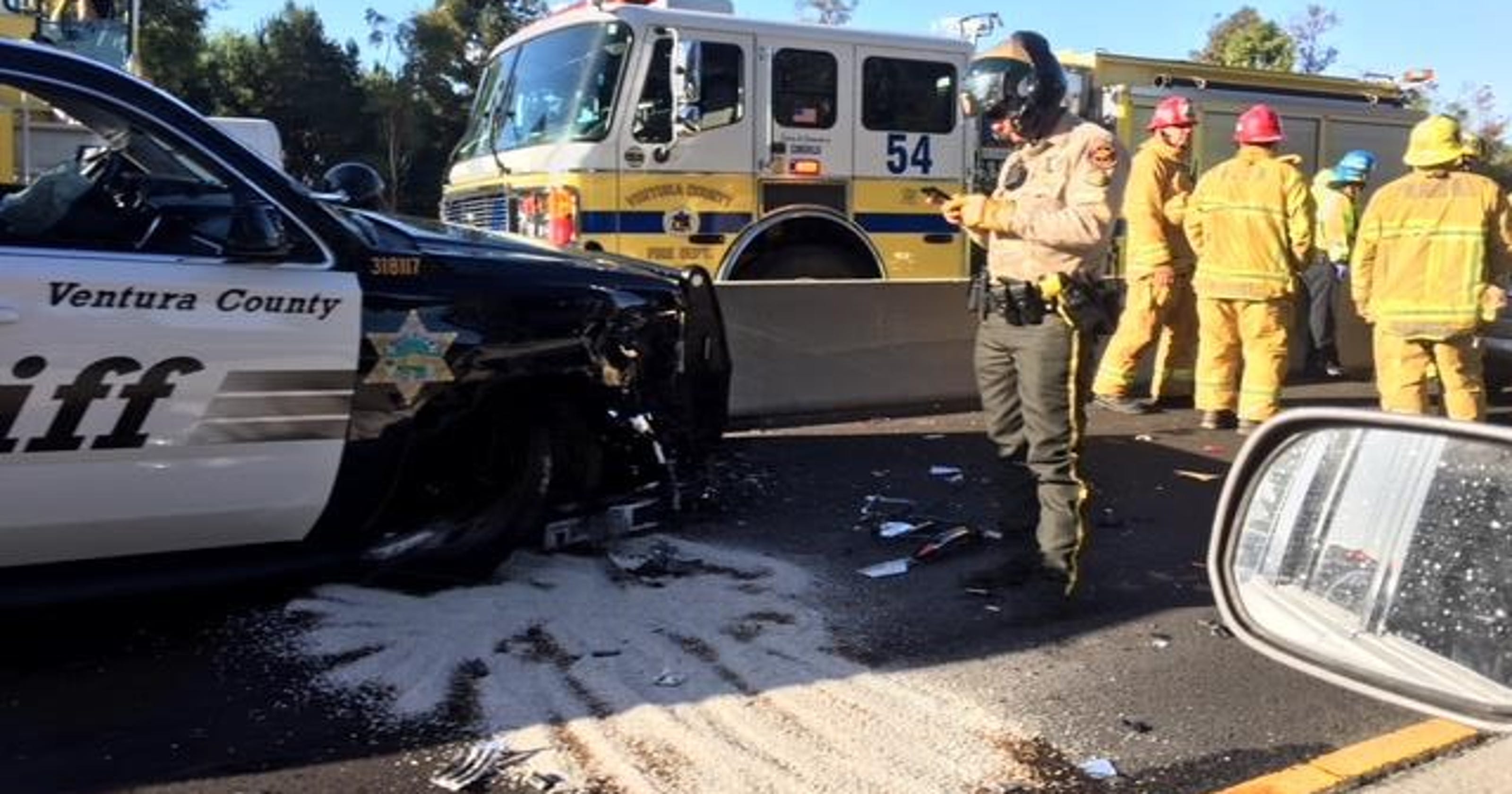 Sheriff's deputy involved in Highway 101 crash in Camarillo
