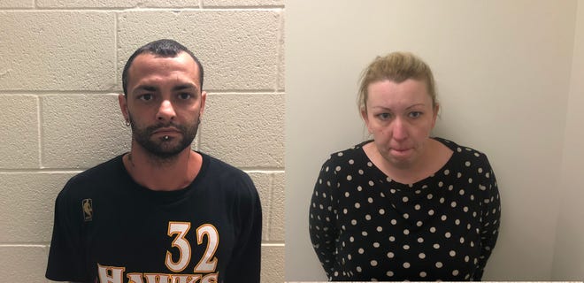 Shane Sasher, left, and Karen Spurlock were charged Friday with abusing a 3-year-old child, according to law enforcement.