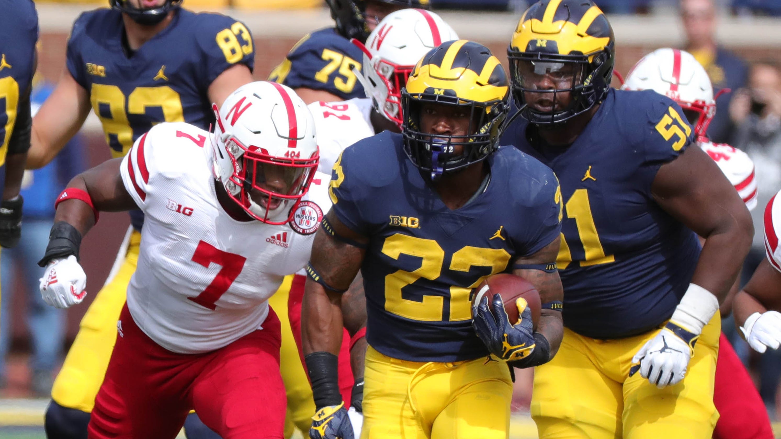 Michigan football destroys Nebraska with 563 romp