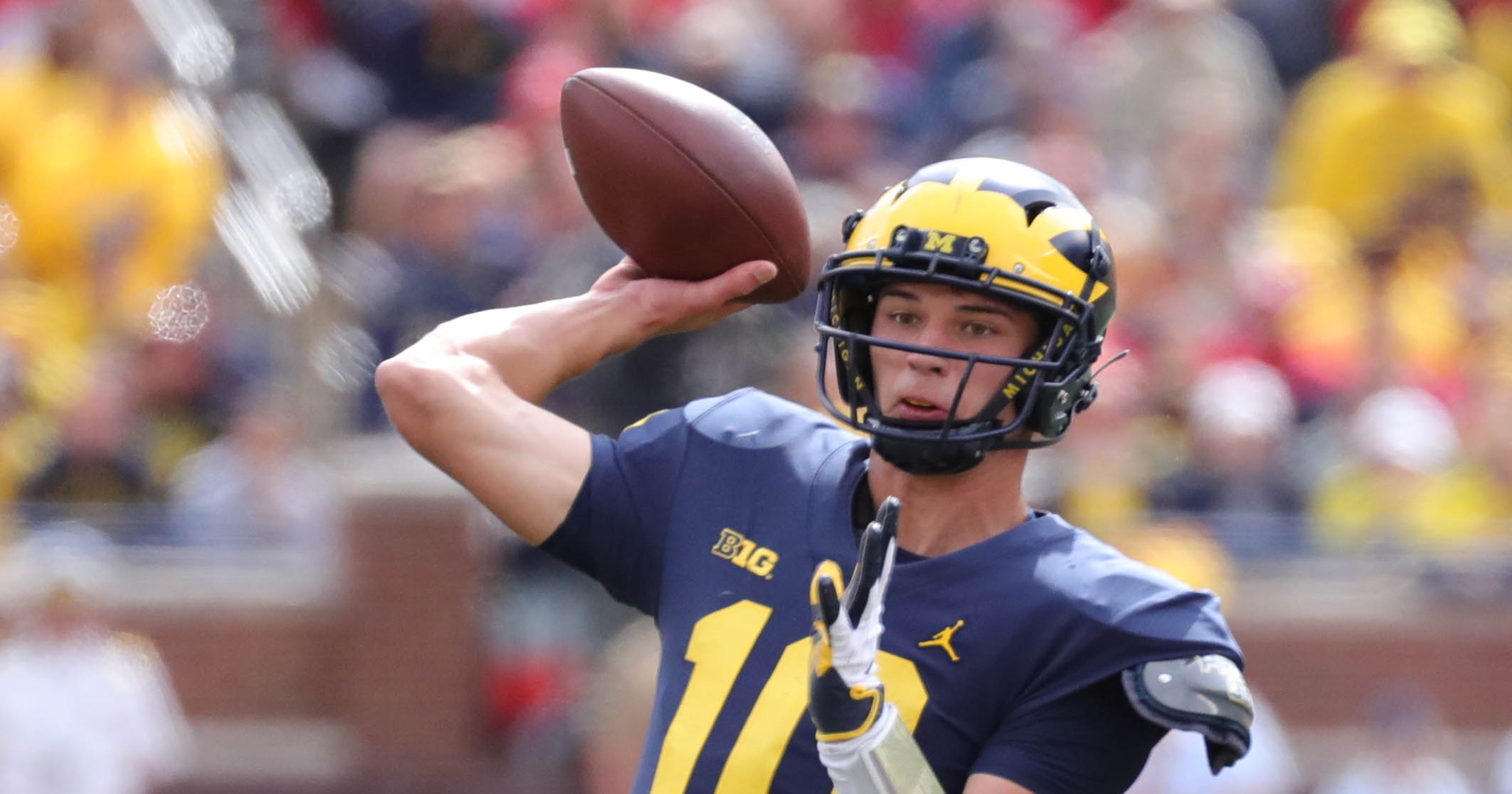 Michigan football QB Dylan McCaffrey embraces his role