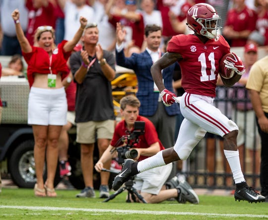 Alabamas Henry Ruggs Honors Friend Rod Scott With Every Td