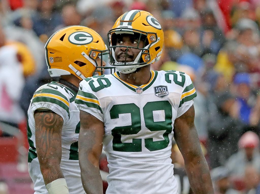 Packers notes: Randall Cobb, Jordy Nelson make visits; Kentrell Brice signs with Bucs