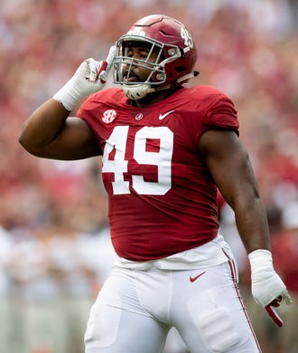 Senior Bowl Alabama Dl Isaiah Buggs All Business Down In Mobile