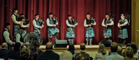 The Vero Beach Pipes and Drums will perform with the Vero Beach High School Celtic Club at First Presbyterian Church of Vero Beach on Nov. 10, 2018.
