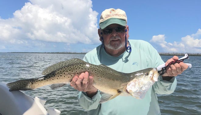 Trout, and snook and redfish, can be caught in the Indian River Lagoon from Stuart to Cocoa Beach right now, said Capt. Glyn Austin of Going Coastal charters.