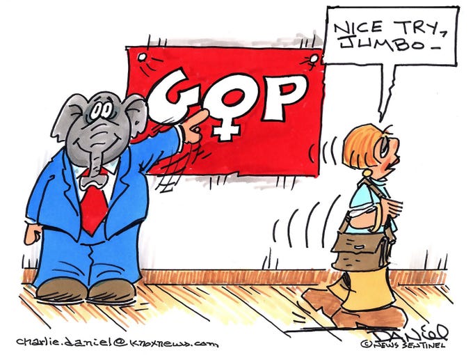 The cartoonist's homepage, knoxnews.com/opinion/charlie-daniel