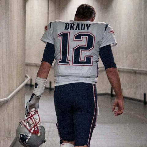Tom Brady's Patriots had a rough Sunday night in...