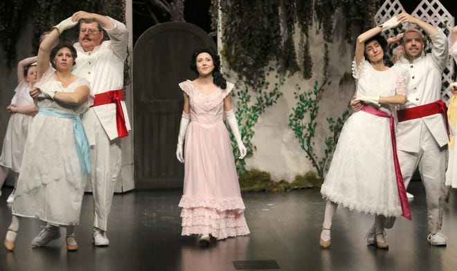 Lily Craven is played by Briana Lobbett (middle) in CSTOCK's production of "The Secret Garden," the first musical theater piece to be performed in the new William D. Harvey Theatre at Olympic College.