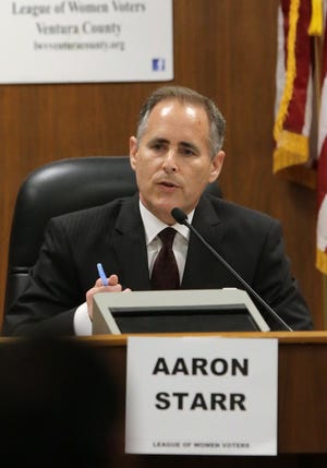 Aaron Starr is the author of five proposed ballot initiatives that could go before Oxnard voters in March.