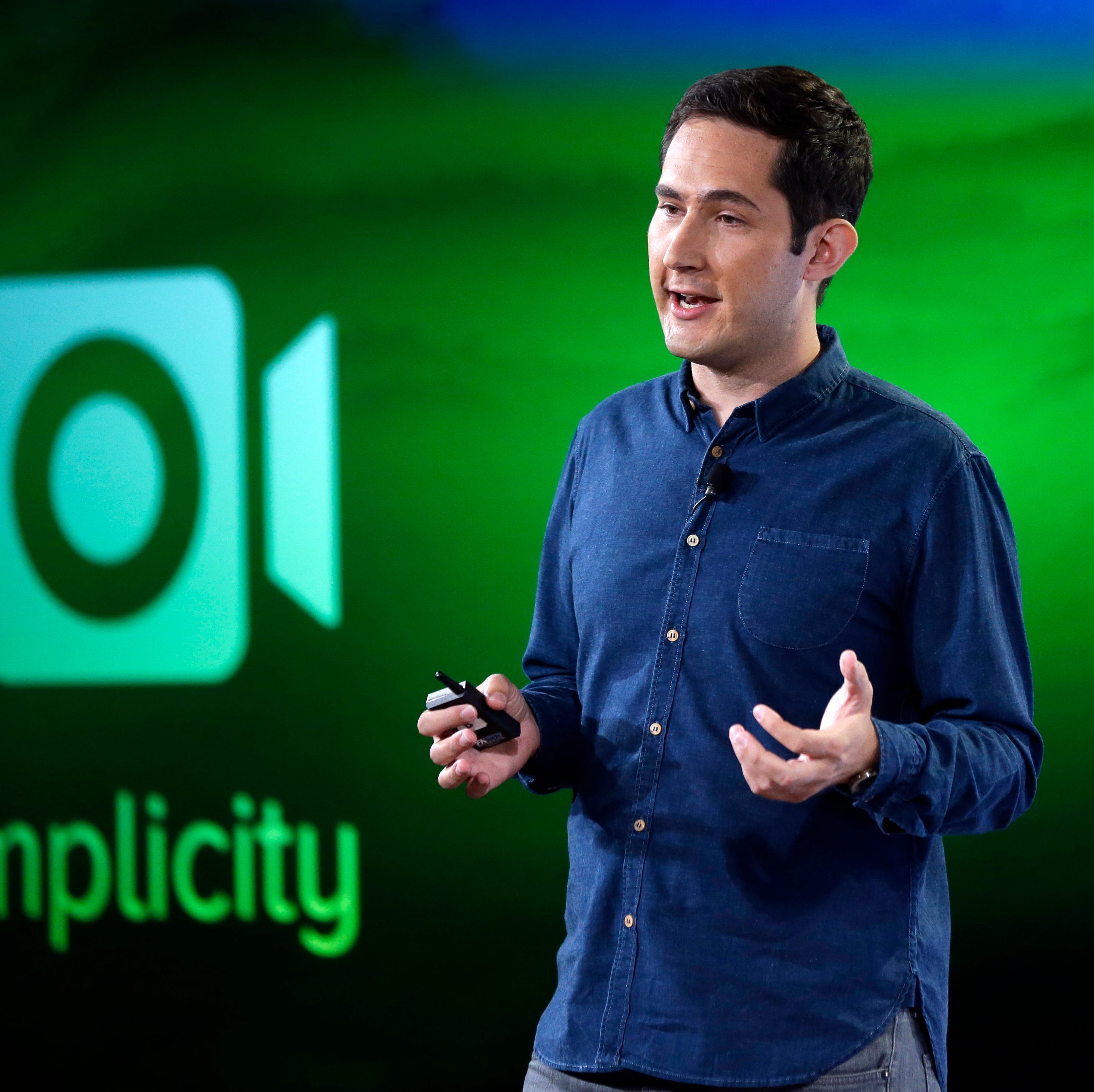 Instagram founder Kevin Systrom talks about an added video feature to the Instagram program at Facebook headquarters in Menlo Park, Calif., Thursday, June 20, 2013. (AP Photo/Marcio Jose Sanchez) ORG XMIT: CAMS108