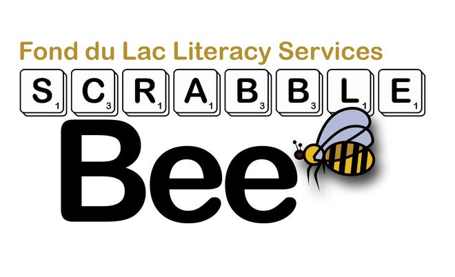 Fond du Lac Literacy Services Scrabble Bee logo