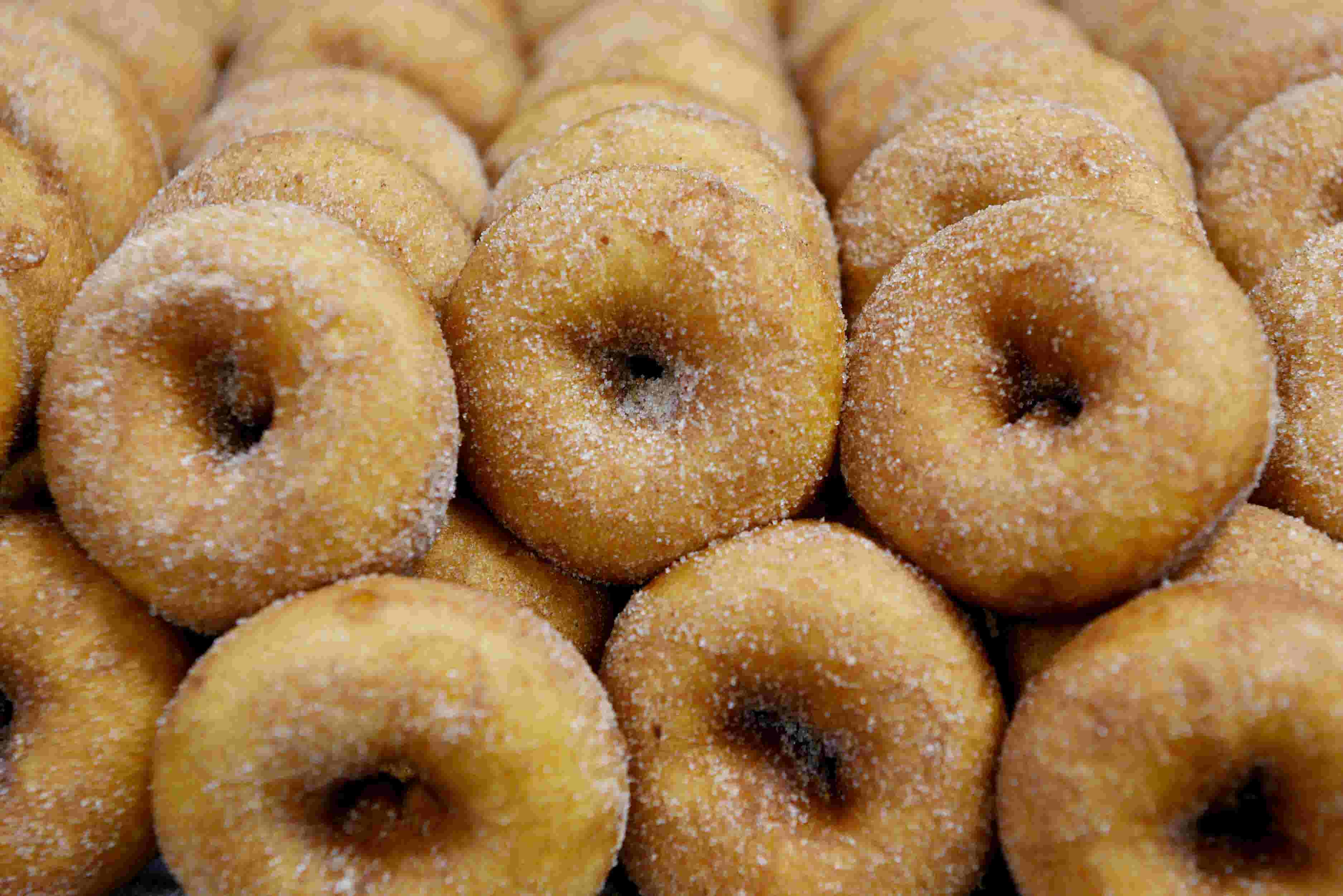Apple cider donuts are a fall favorite at Demarest Farms