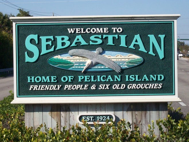 In 2010, this was the "Welcome to Sebastian" sign on the southern border of the city in the median of U.S 1.
