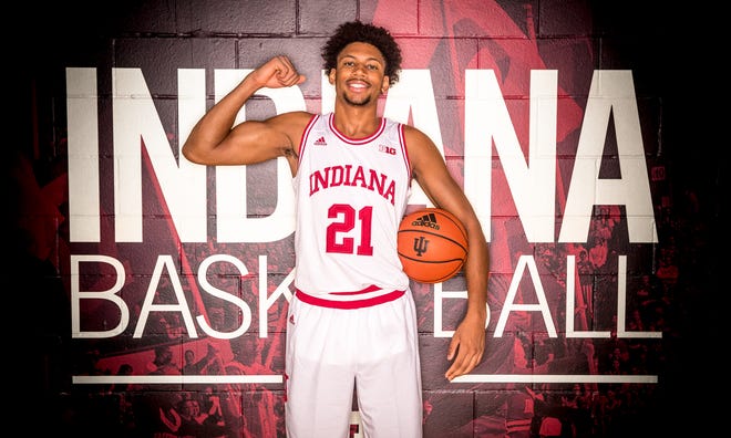 Jerome Hunter is photographed during Indiana University Media Day at Simon Skjodt Assembly Hall on Wednesday, Sept. 26, 2018. 