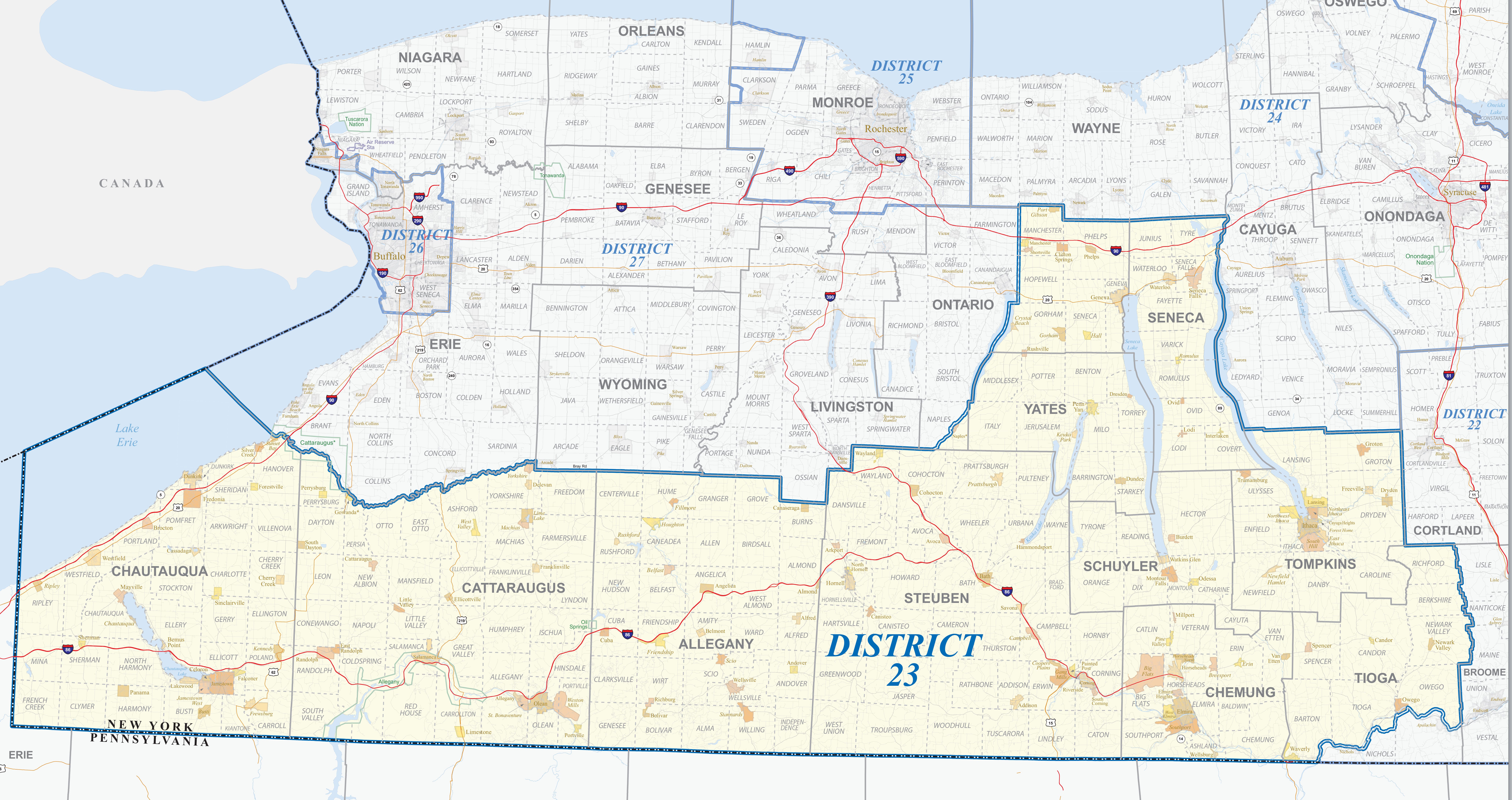 NY23 District race Tom Reed wants jobs, economic stability