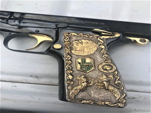 Gold-plated guns seized in arrest of Sinaloa cartel leader in Mexico