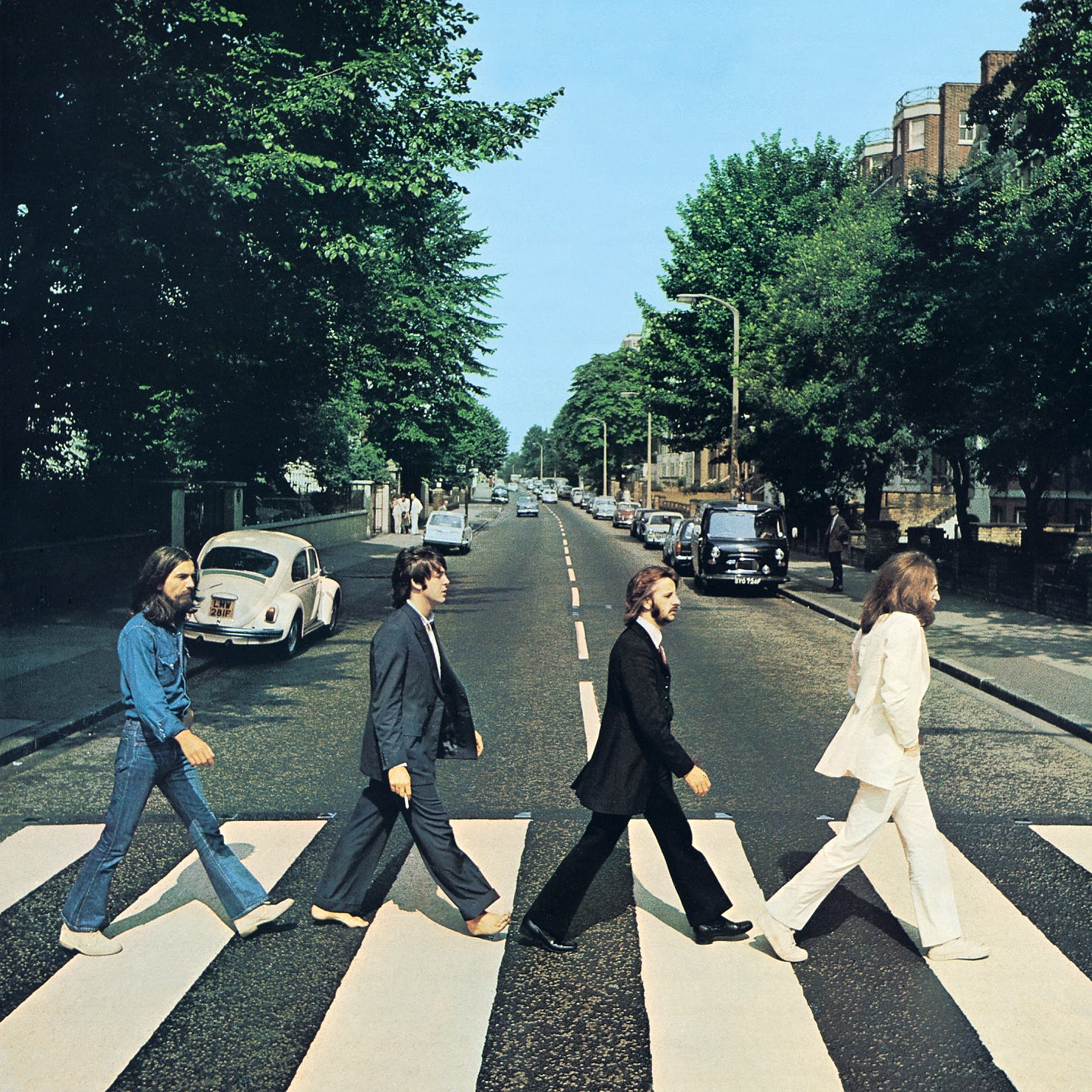 The cover of the Beatles