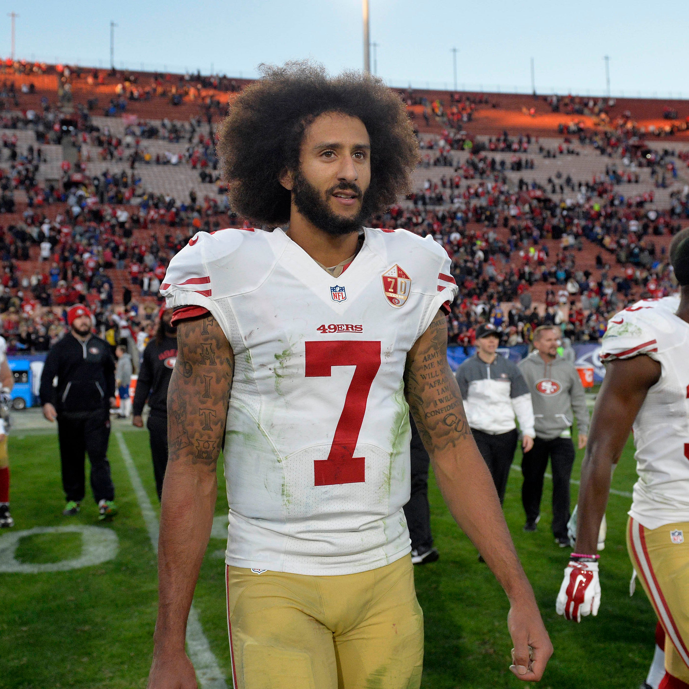 Colin Kaepernick ignited a national debate in 2016.