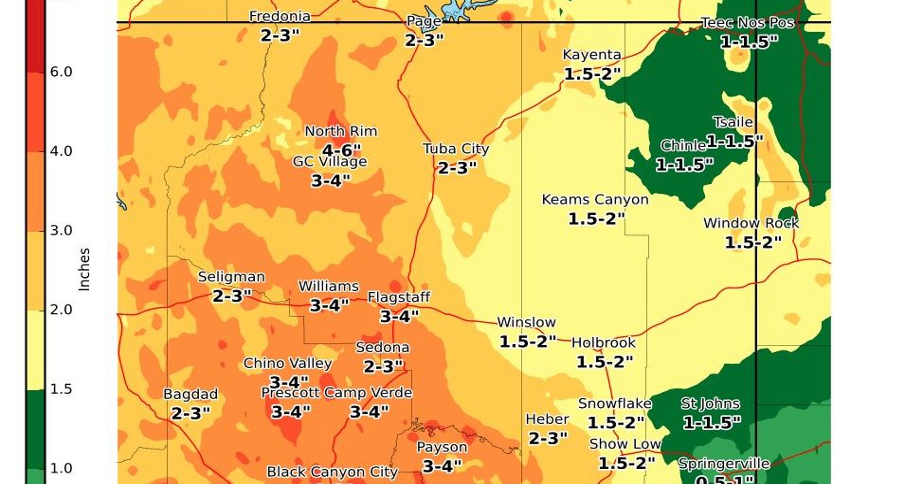 Hurricane Rosa expected to bring heavy rainfall and winds to Arizona