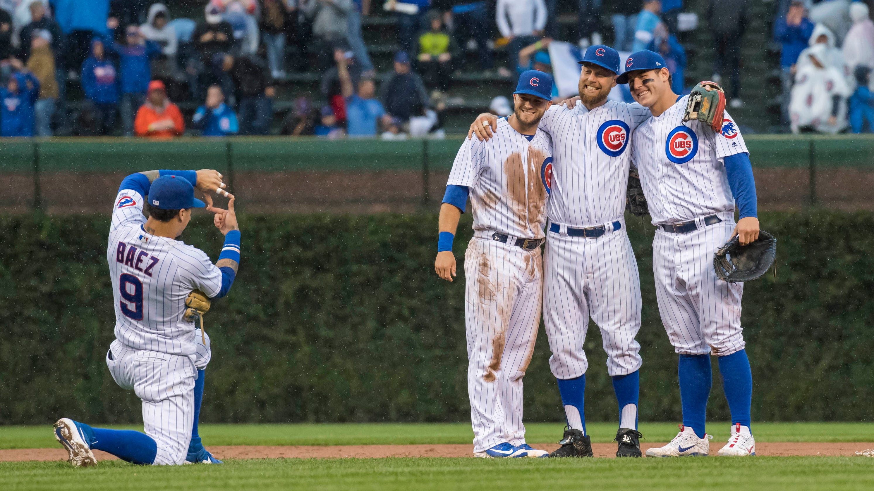 MLB playoffs: Cubs hope whiskey shot isn&#39;t end of their celebration