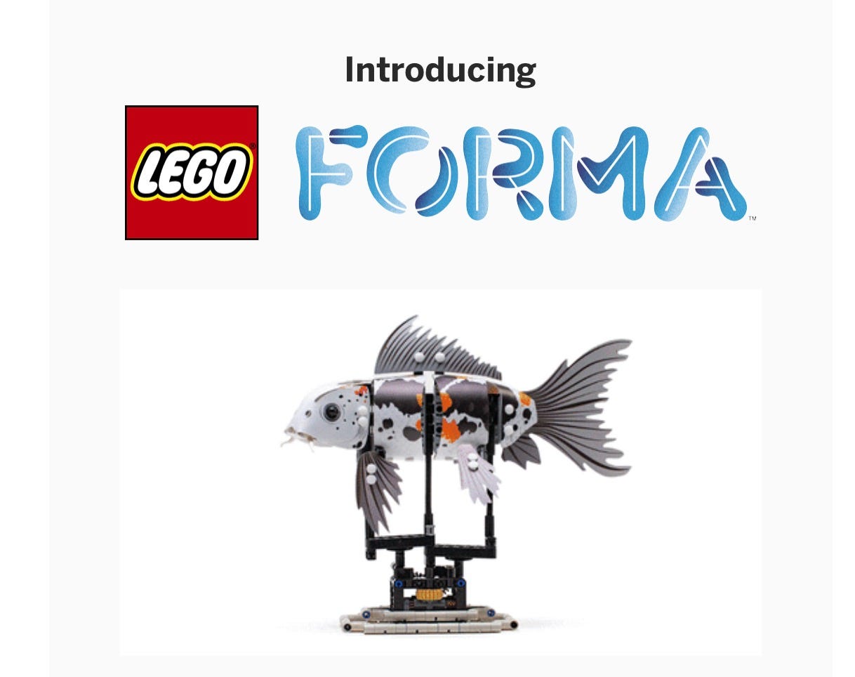 lego forma koi