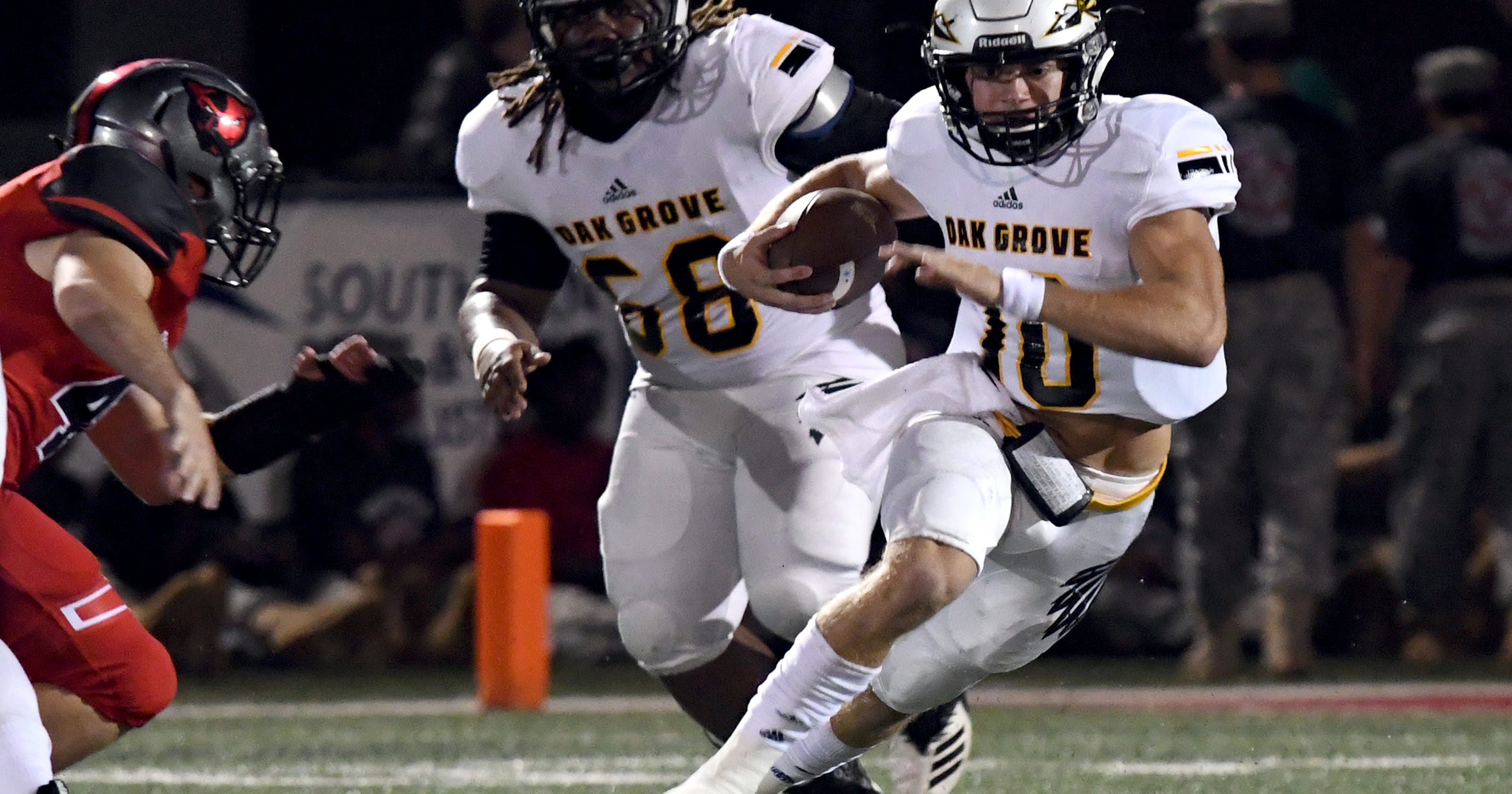 Oak Grove football edges Petal, avenges 2017 defeat