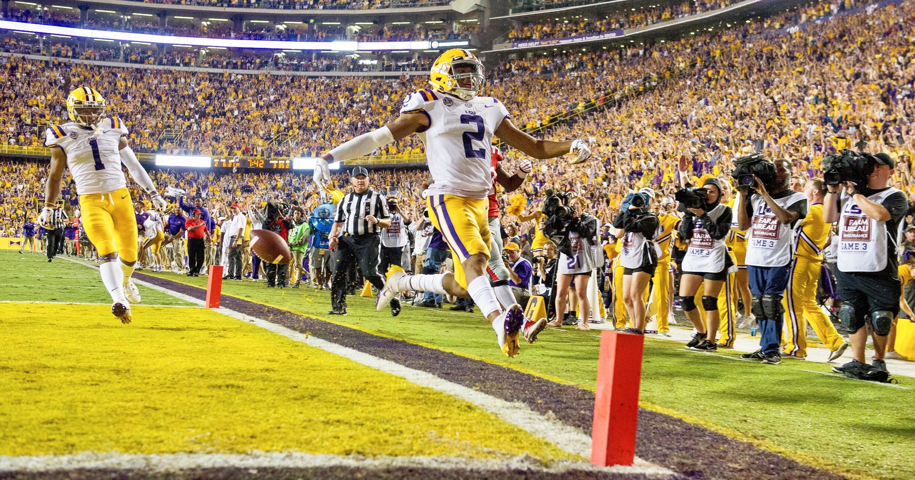Lsu Wide Receiver Justin Jefferson Moving To Inside At Receiver