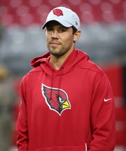 Arizona Cardinals quarterback Sam Bradford was made inactive as rookie Josh Rosen makes his first start against the Seattle Seahawks in the first half at State Farm Stadium in Glendale, Ariz.