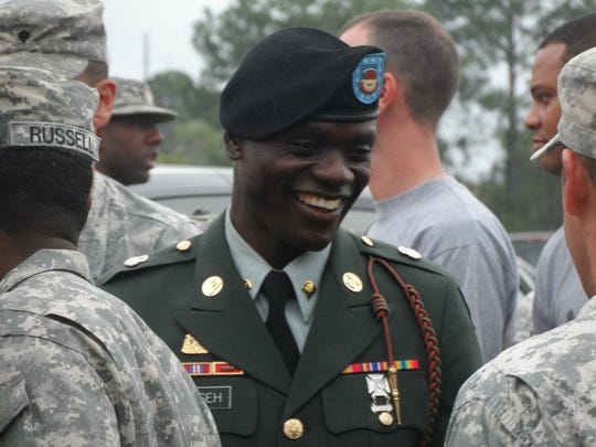 Germain Dosseh served four years in Afghanistan with the U.S. Army.