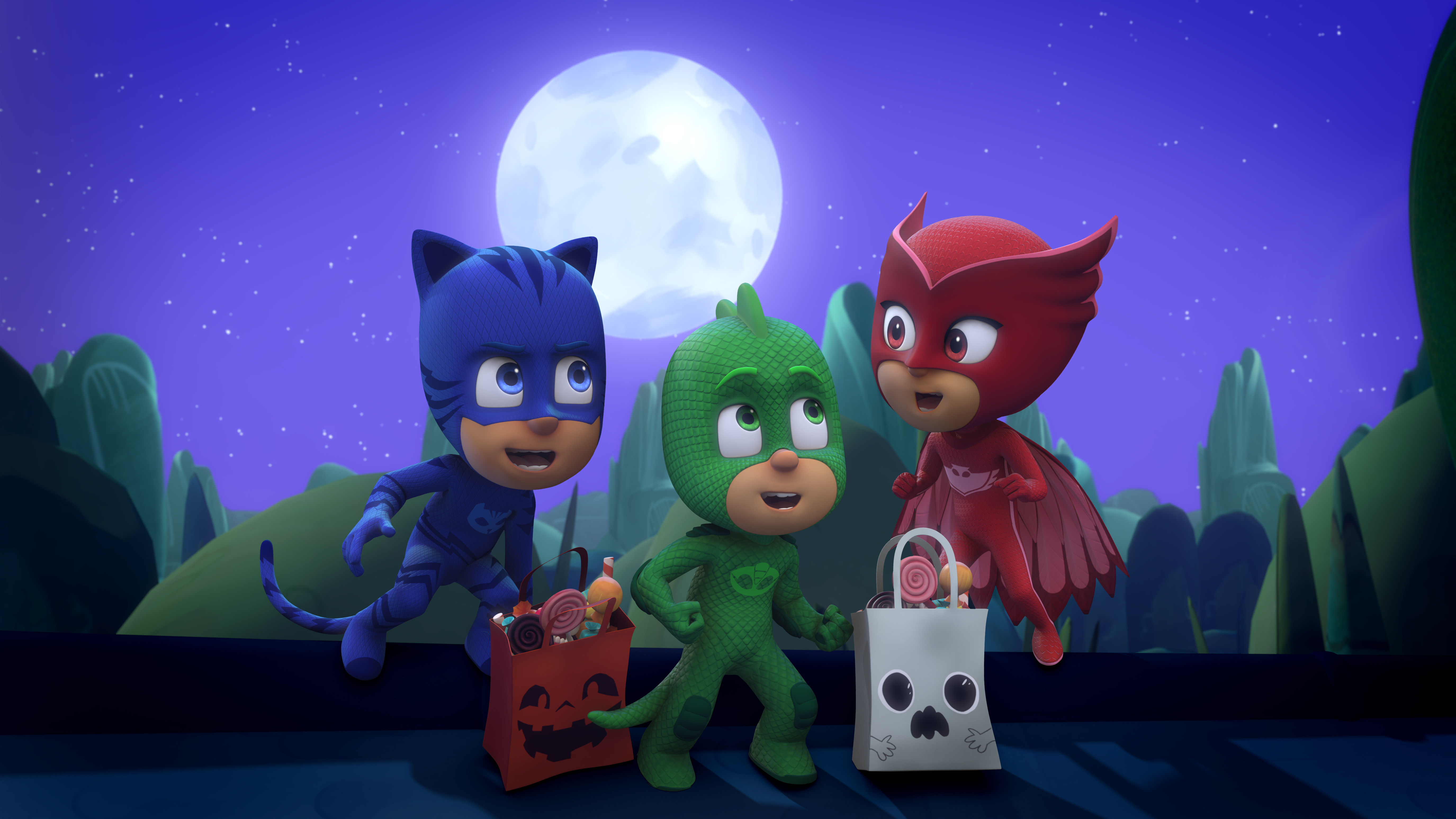 Exclusive PJ Masks' Halloween Disney Channel