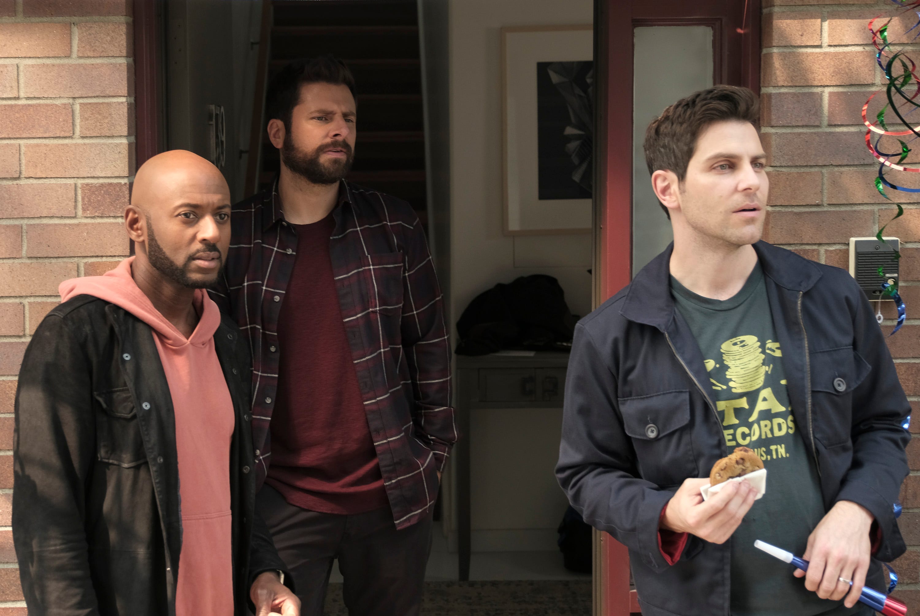 Romany Malco, left, James Roday and David Giuntoli play men already dealing with serious issues who must adjust to a friend's suicide in ABC's 'A Million Little Things.'