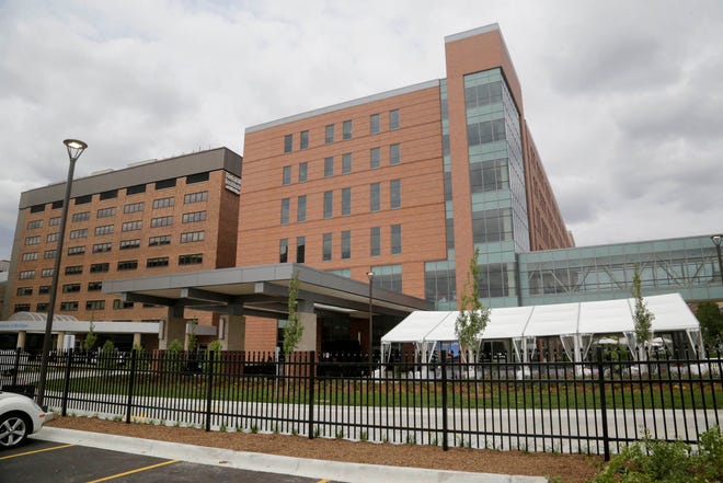 The DMC Heart Hospital in Detroit in July 2014. 