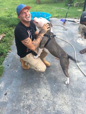 John Robert "J.R." Jones died in a crash on Pine Island Road in Cape Coral. Friends and family recall his amazing smiles, laugh and love for his rescued pit bull, Chaz.
