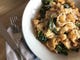 Chef Alan Sternberg, formerly of Cerulean, uses spent grains from the brewery for pappardelle pasta he tosses with kale, broccolini, harissa butter and garbanzo beans at Field Brewing, 303 E. Main St., Westfield. The family-friendly brewery and restaurant opened Oct. 1, 2018.