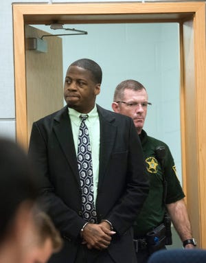 Cornelius Nickson arrives in court Tuesday, Oct. 2, 2018, for his retrial in the death of 14-month-old A'niyla Mitchell.