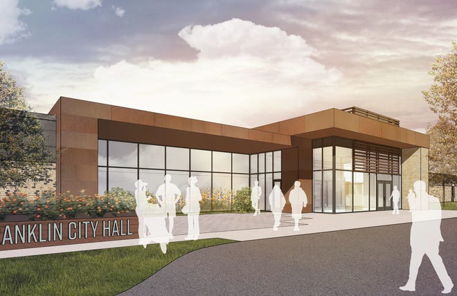 The Franklin common council chose to go with the most expensive option presented by Quorum Architects. The project including the main entrance, community center entrance, possible second community room entrance, and sign was estimated to cost $1.3 million.