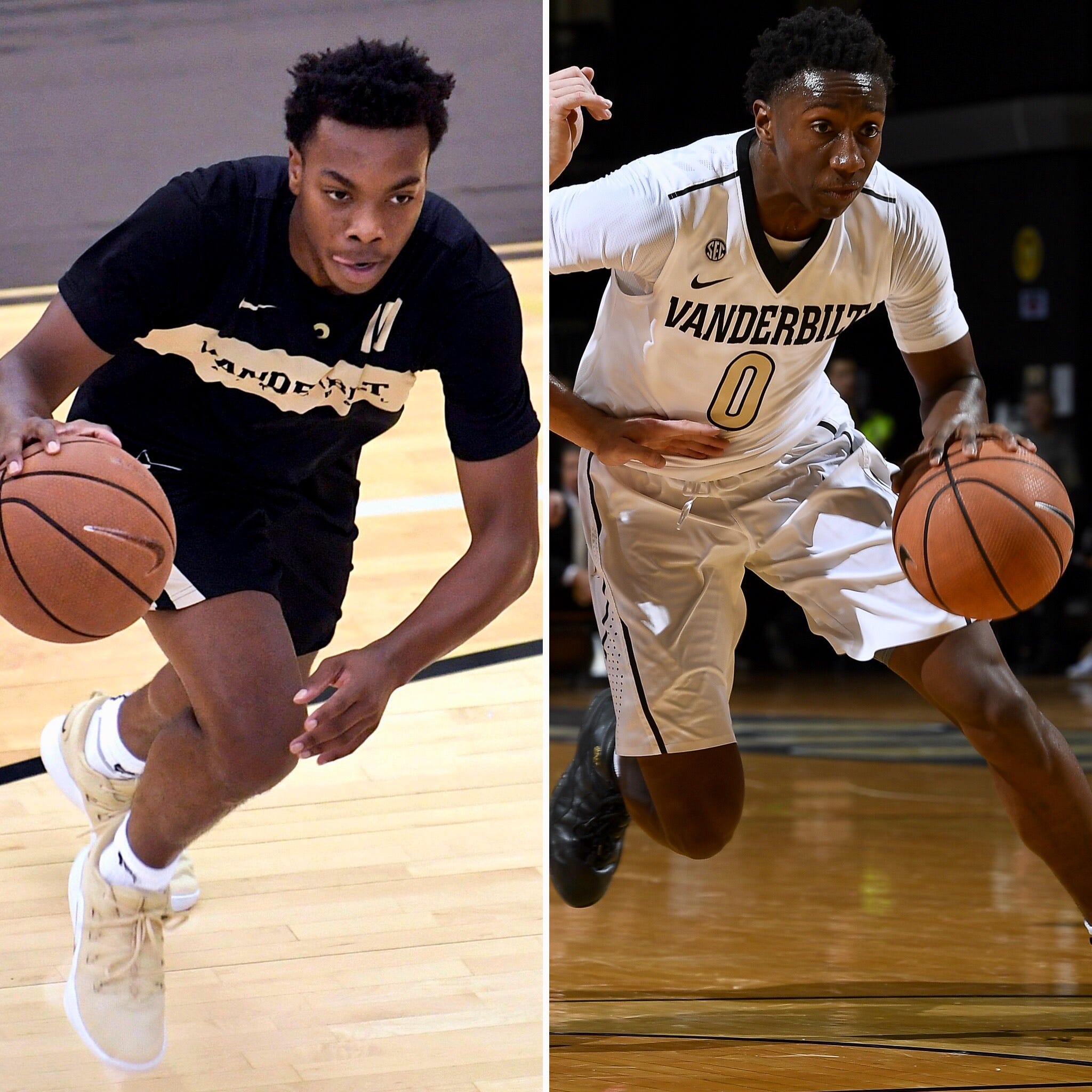 Vanderbilt basketball: Darius Garland and Saben Lee in practice