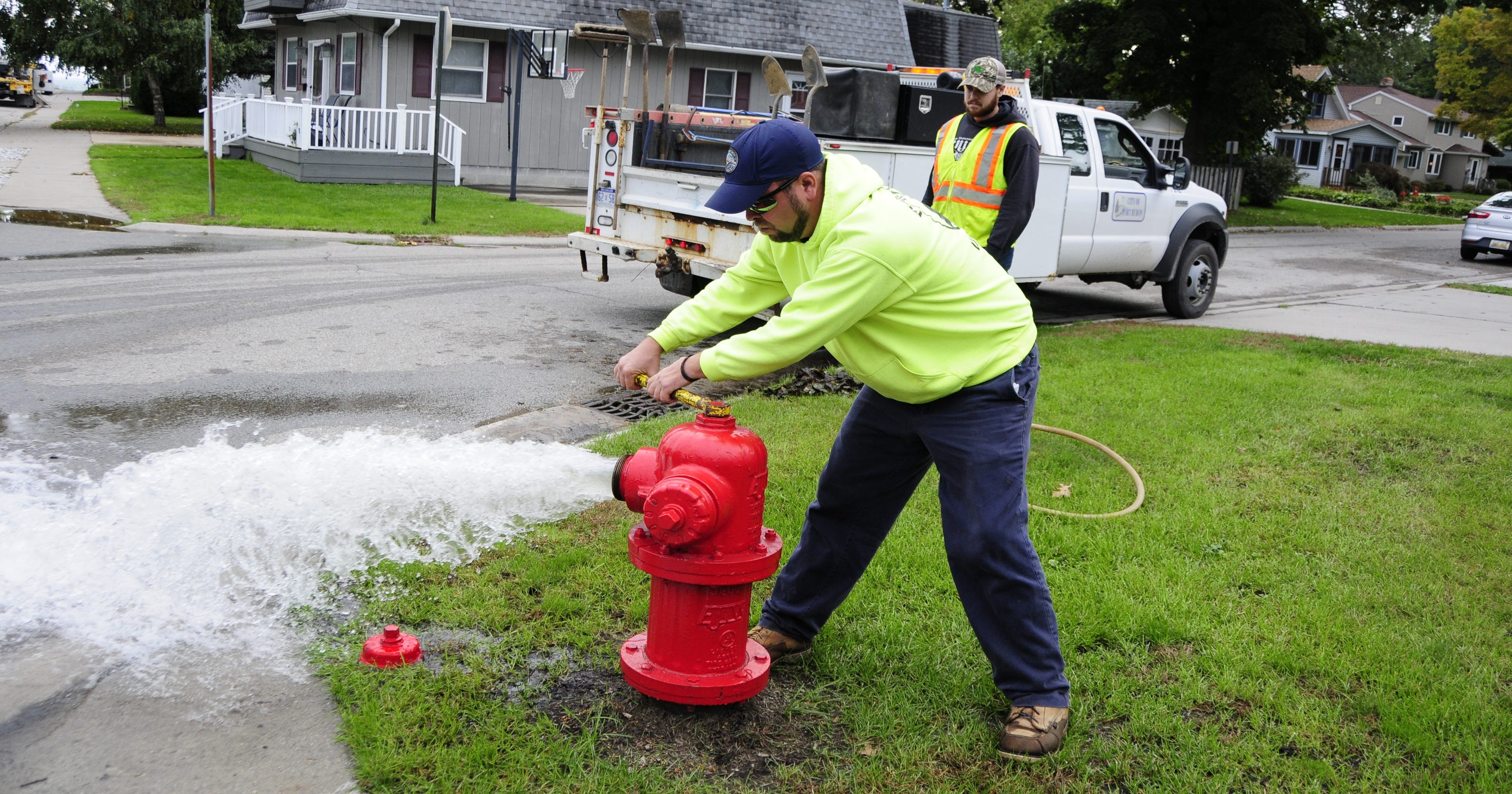 City begins flushing fire hydrants and mains