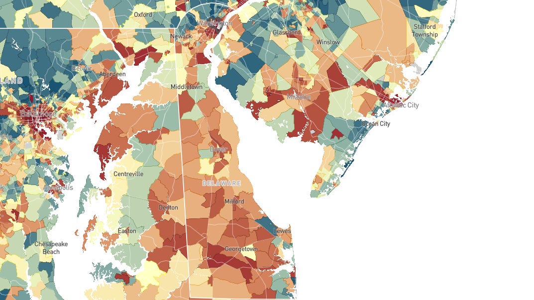 Poverty, social mobility: Interactive map shows how neighborhoods fare