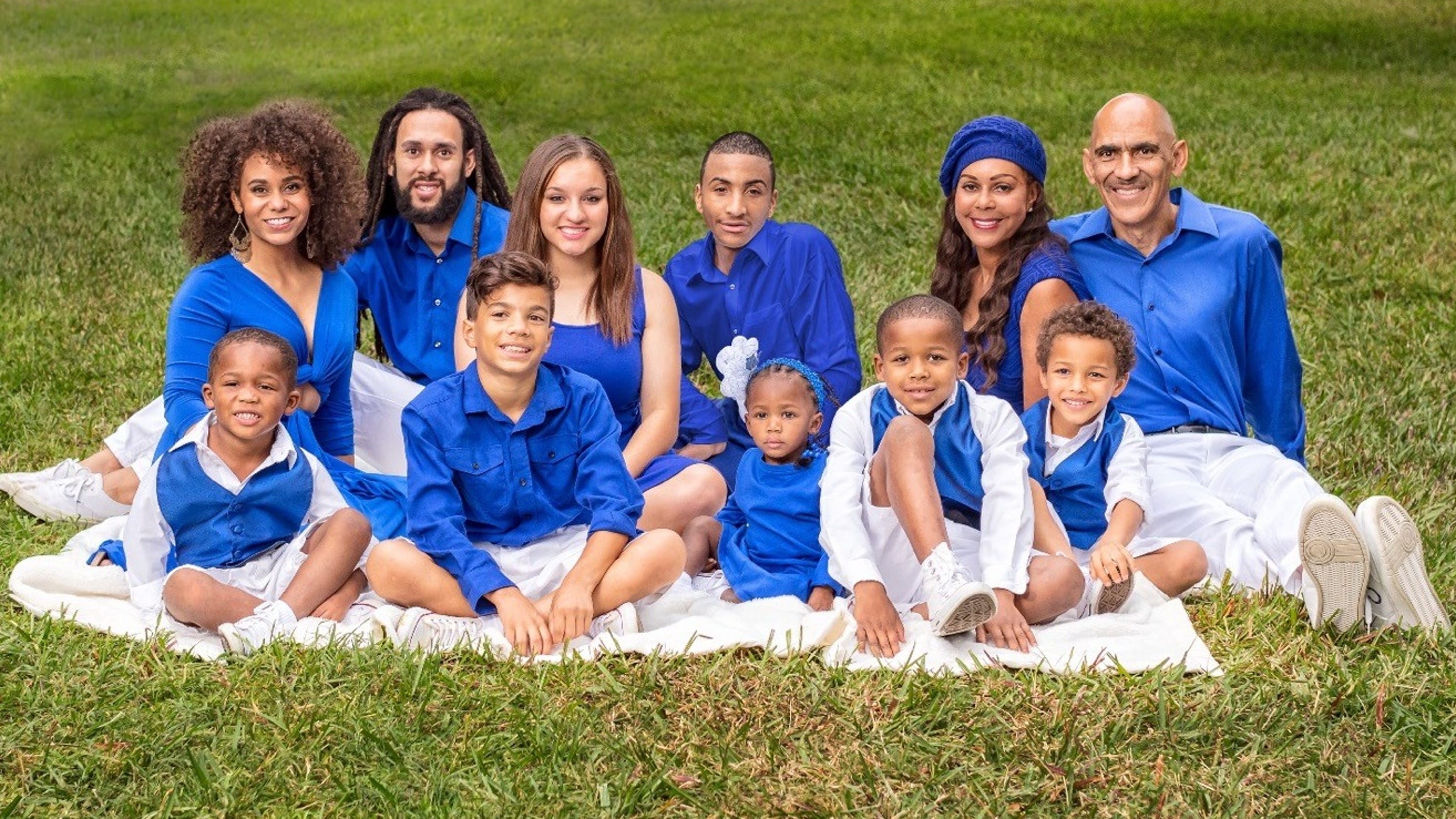 Tony Dungy has 7 adopted kids living under his roof ages 3 to 18