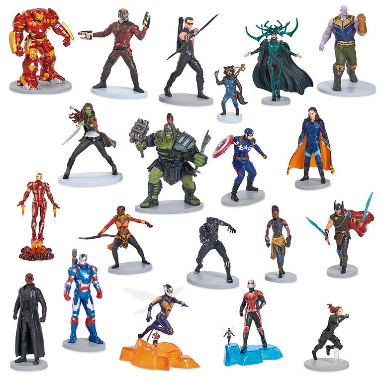 disney store marvel action figures