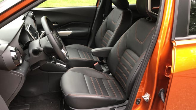 The Nissan Kicks's seat height makes it easy to enter and exit.