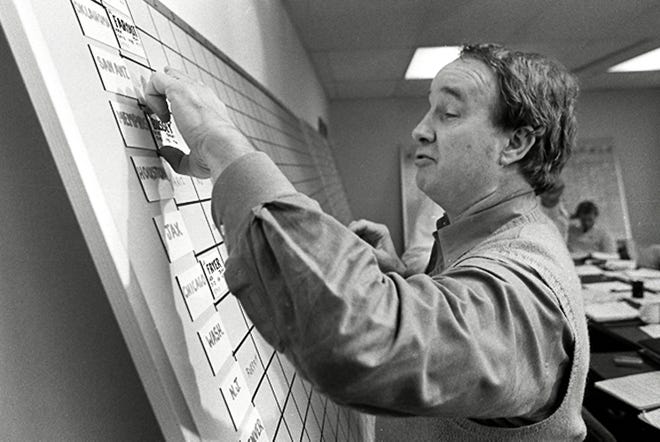 January 3, 1984 - Memphis Showboats head coach Pepper Rodgers moves the name of Barney Bussey, a cornerback from South Carolina State, to the top of the Showboats draft board as the United States Football League conducts its draft.
