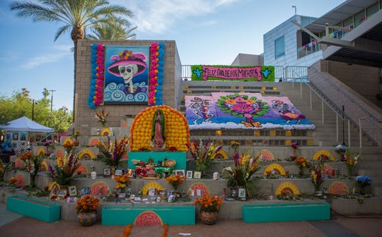 The Mesa Arts Center held Dia De Los Muertos festivities.