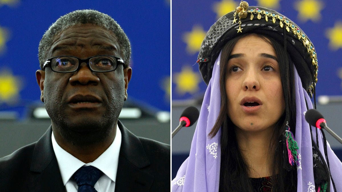 Denis Mukwege, Nadia Murad win 2018 Nobel Peace Priz.