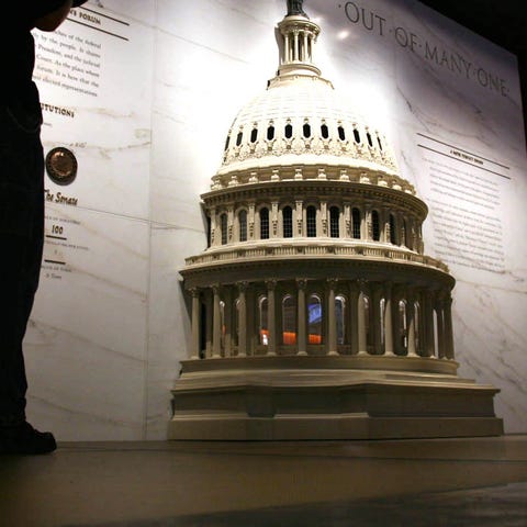 Replica of the U.S. Capitol in the Exhibition...
