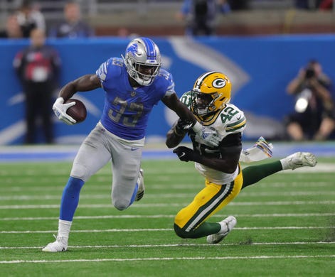 Detroit Lions Kerryon Johnson I Could Have Gone Back In