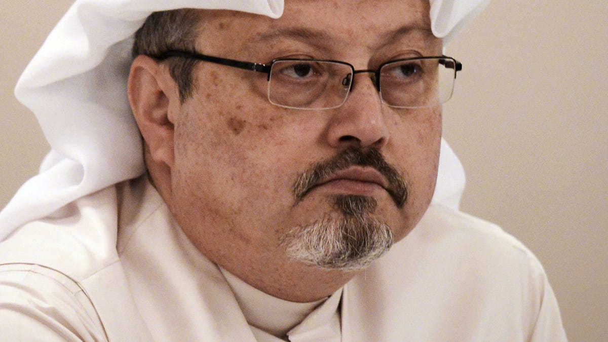 Jamal Khashoggi in a photo taken Dec. 15, 2014. The veteran Saudi journalist had gone missing after visiting the kingdom's consulate in Istanbul on Oct. 2, 2018.
