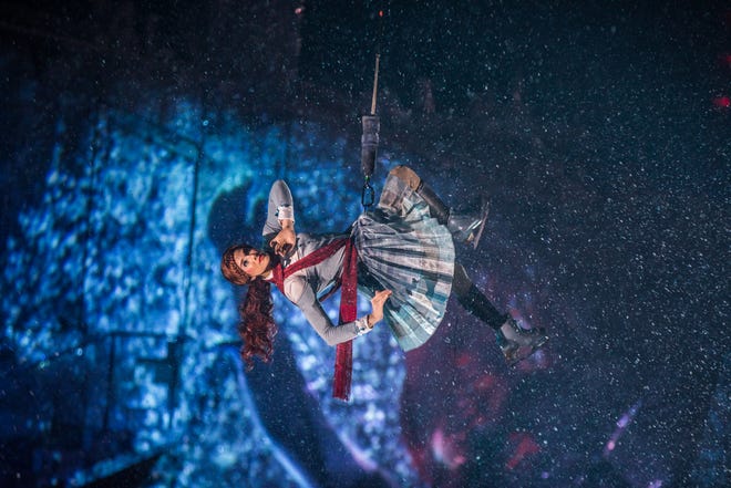 Circus arts meet skating in "Crystal," Cirque du Soleil's first show on ice.