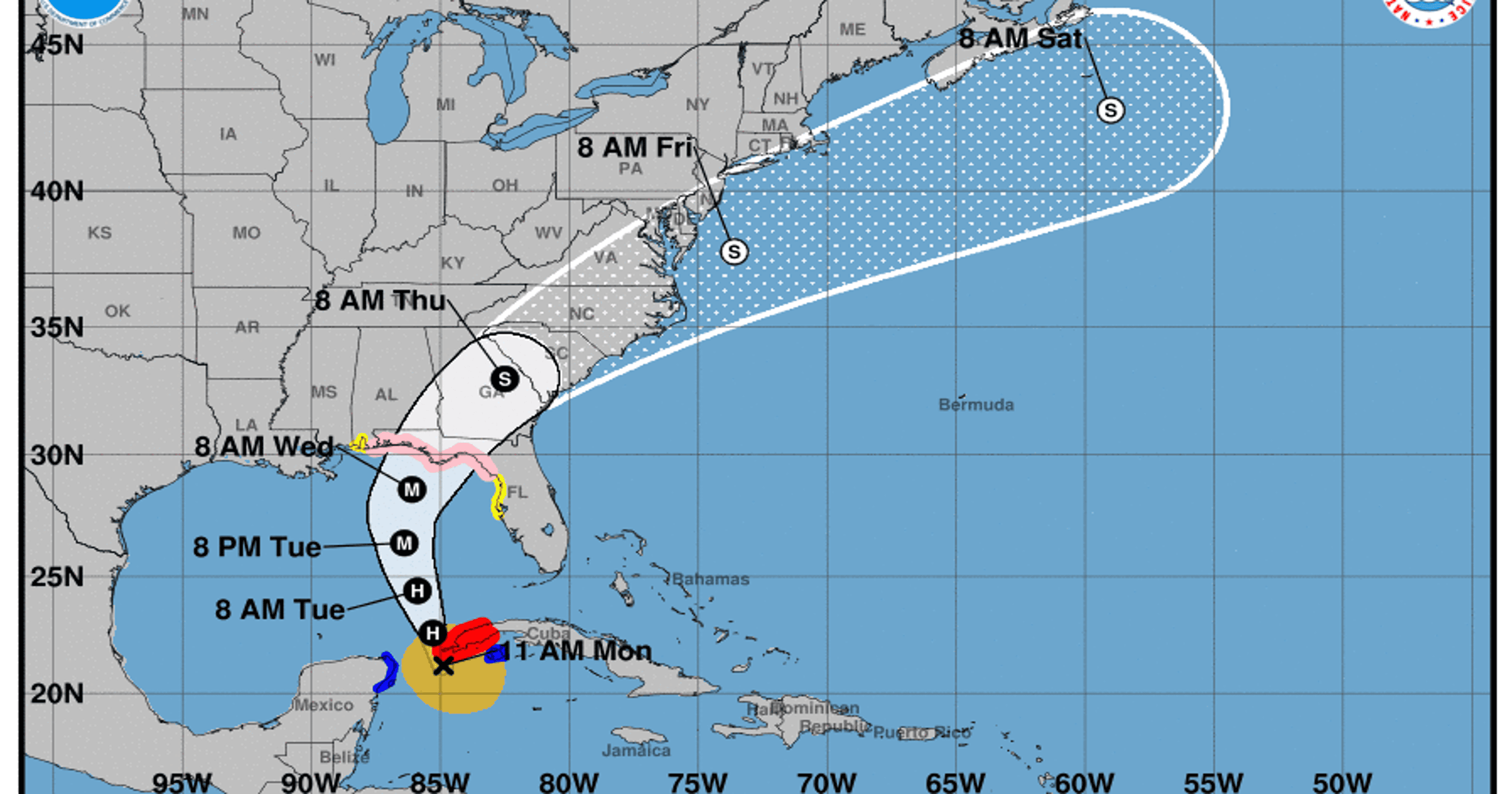 Hurricane Michael First Florida evacuations ordered in Gulf County